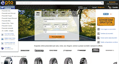 Desktop Screenshot of pneumatici.epto.it